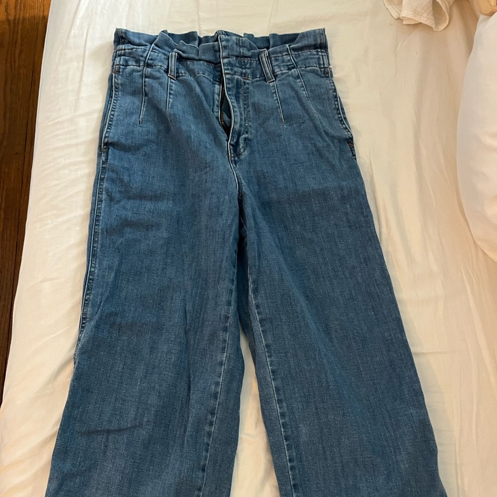 Madewell WideLeg high waisted jean